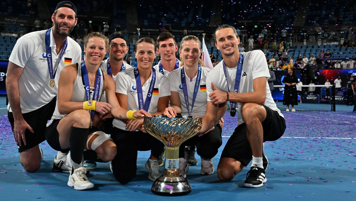 Luego de una remontada espectacular, el equipo alemán, liderado por Alexander Zverev, se coronó en el torneo mixto con formato, parecido y mejor al de la Copa Davis
