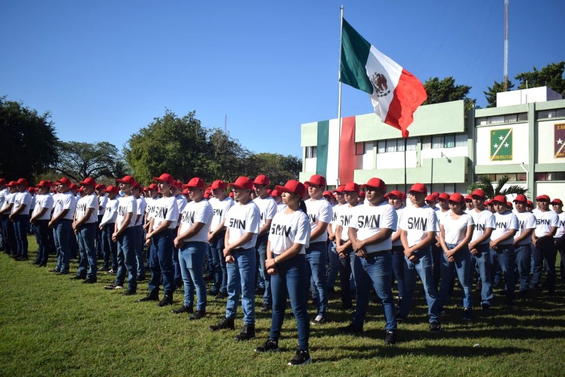 Jóvenes de Yucatán dan inicio con su Servicio Militar