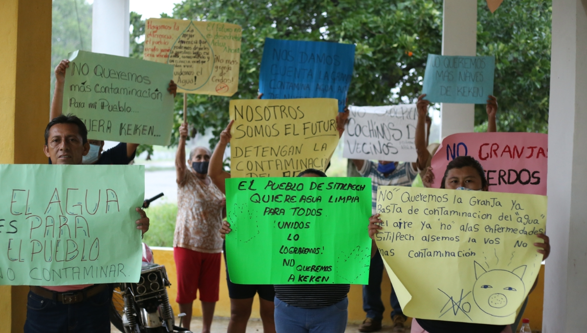 Mérida: Kekén enferma a niños de Santa María Chi; quema de heces fecales de cerdos causa infecciones