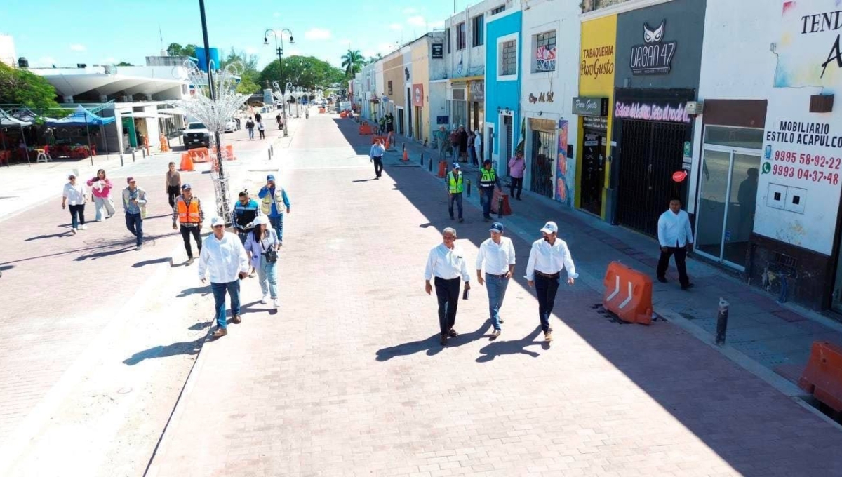 Los trabajos del Corredor Turístico y Gastronómico de Mérida continúan