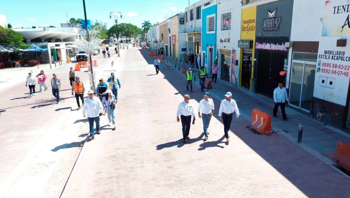 Mauricio Vila recorre los trabajos del Corredor Turístico y Gastronómico de Mérida