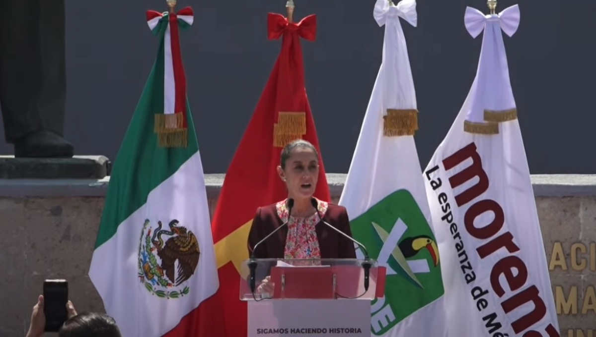 Claudia Sheinbaum llama a consolidar la Cuarta Transformación de la vida pública de México