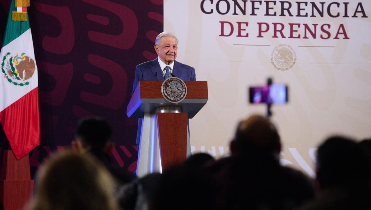 Andrés Manuel López Obrador encabeza este martes 20 de febrero, la conferencia mañanera desde desde Palacio Nacional