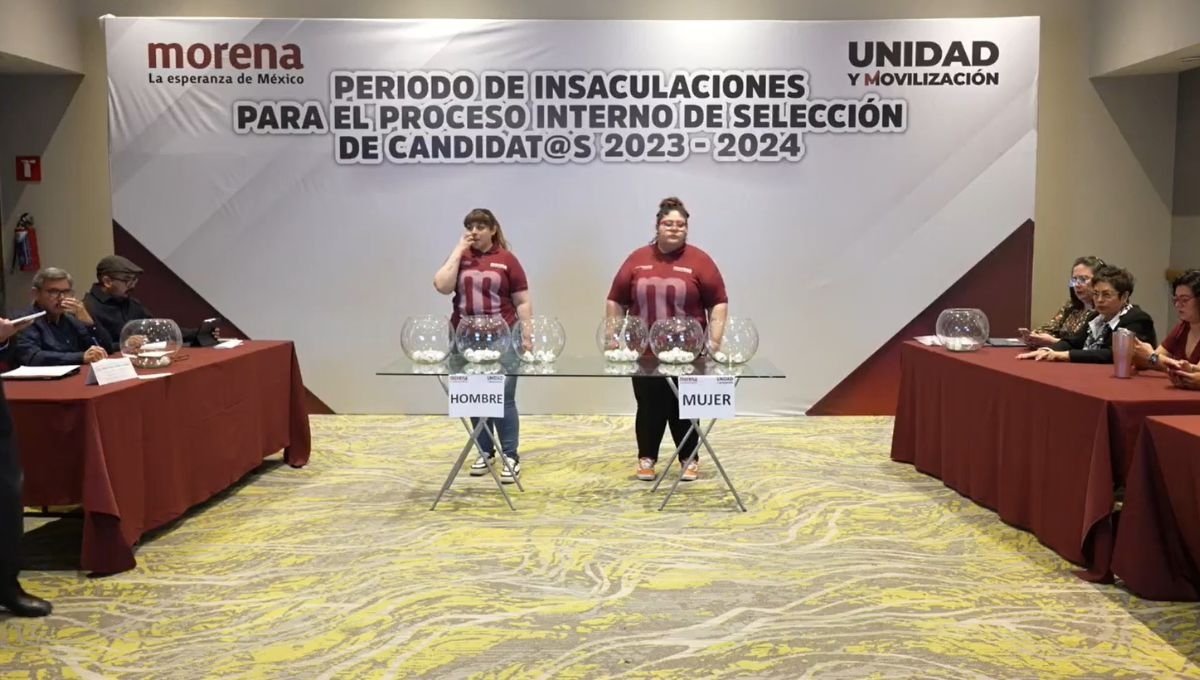 Morena elige a sus candidatos al Congreso de la Unión a través de un sorteo transparente