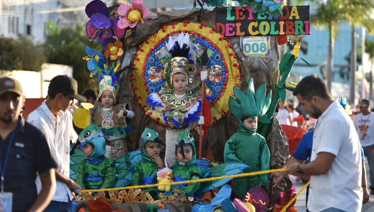 Carnaval de Campeche 2024: Jardín de Niños 'Federico Froebel' ganador del Corso Infantil