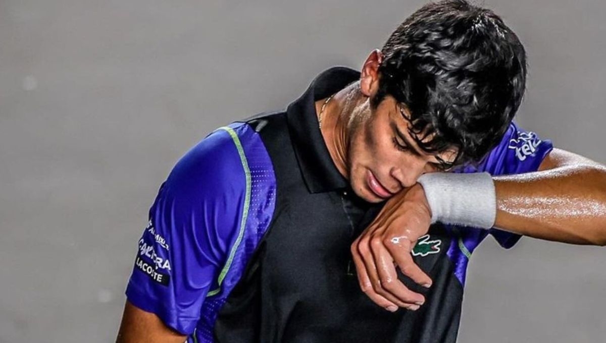 Rodrigo Pacheco Méndez vuelve a caer en el Abierto de Tenis de Los Cabos