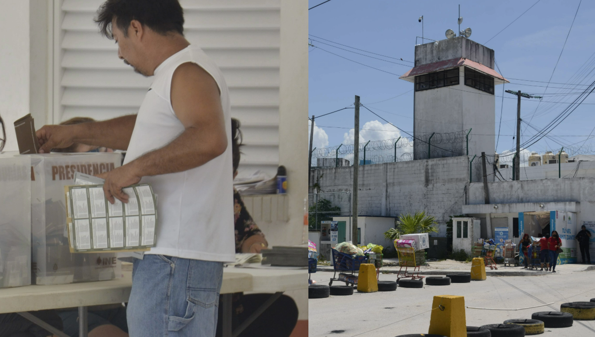 Reclusos sin sentencia votarían anticipadamente en las elecciones de 2024 en Quintana Roo
