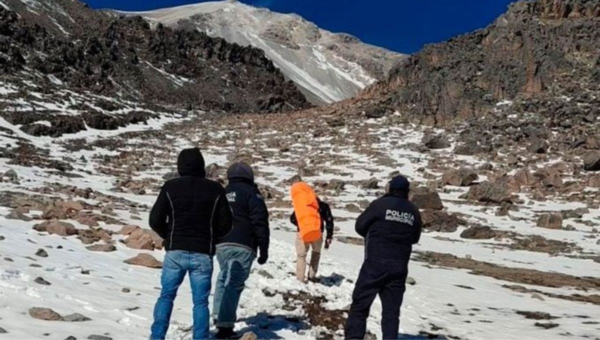 Rescatistas localizaron otra pista que podría ayudar a localizar al último alpinista jalisciense que se encuentra perdido en el Pico de Orizaba