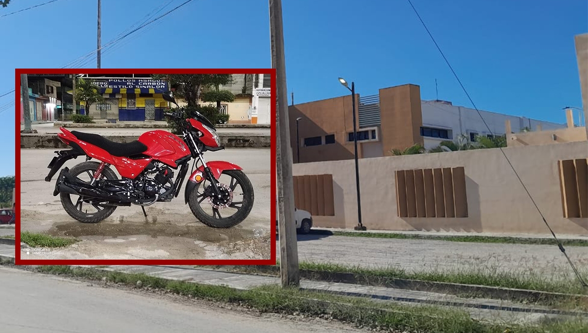 Denuncian robo de una motocicleta en Escárcega, Campeche