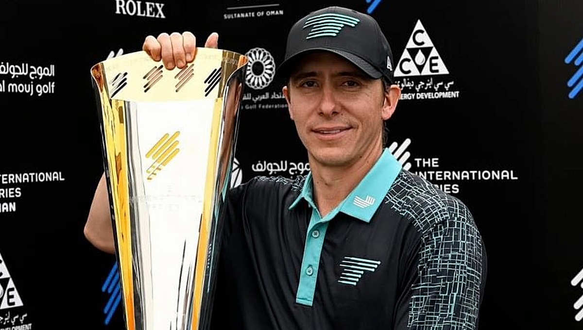 Carlos Ortiz, golfista mexicano, vuelve a ser campeón; se coronó en el International Series Oman