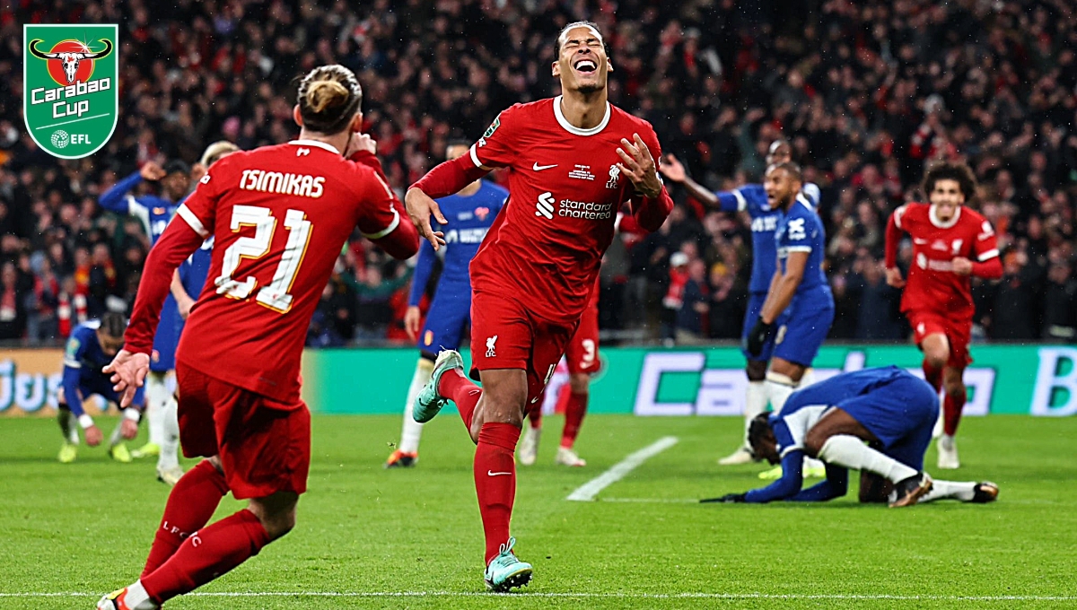 Liverpool consigue la Carabao Cup tras superar al Chelsea