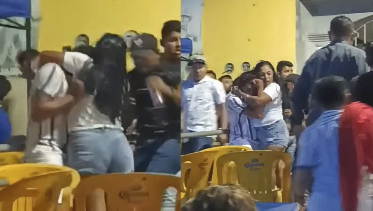 Batalla campal desata caos en el Carnaval de Chiná, Campeche: VIDEO