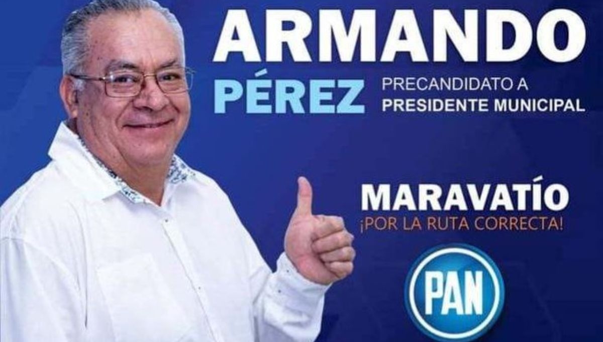 Armando Pérez Luna, precandidato del PAN a la alcaldía de Maravatío, Michoacán, fue asesinado por sujetos a bordo de una motocicleta