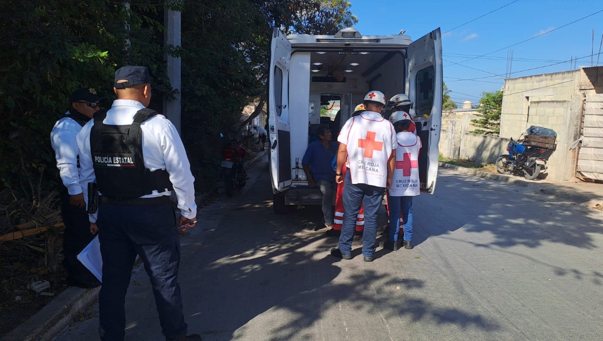Abuelito es golpeado por un pandillero en Campeche