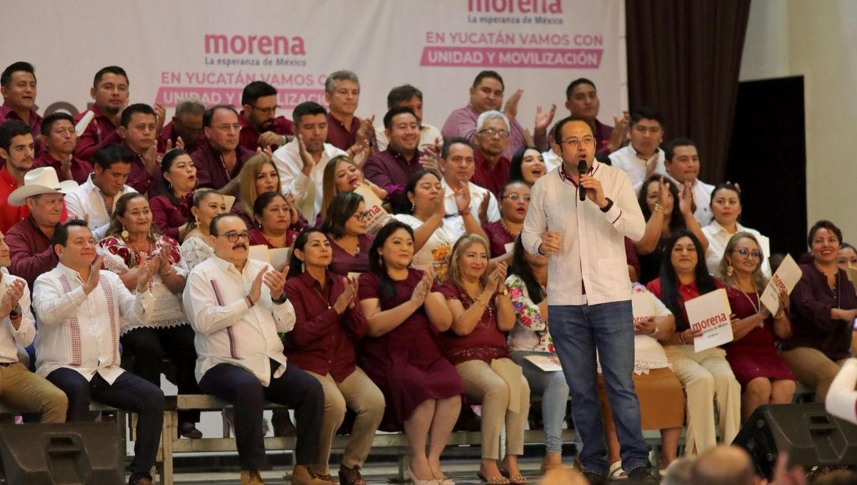 Morena Yucatán, listo para arrancar campaña de la mano de Claudia Sheinbaum y 'Huacho' Díaz Mena