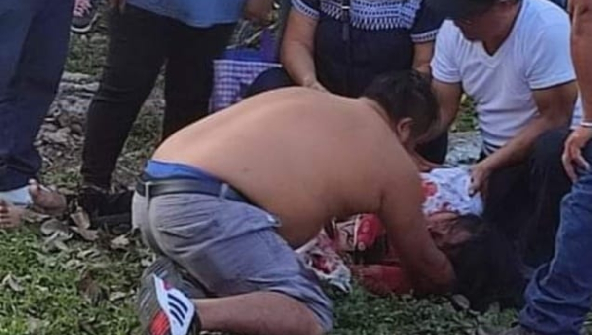 Caballo embiste a una mujer embarazada en Tunkás, Yucatán
