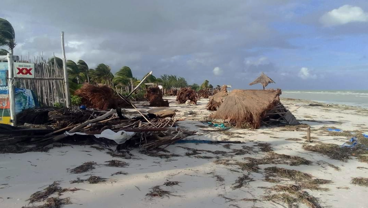 El frente frío dejó inundación de más del setenta por ciento de las calles