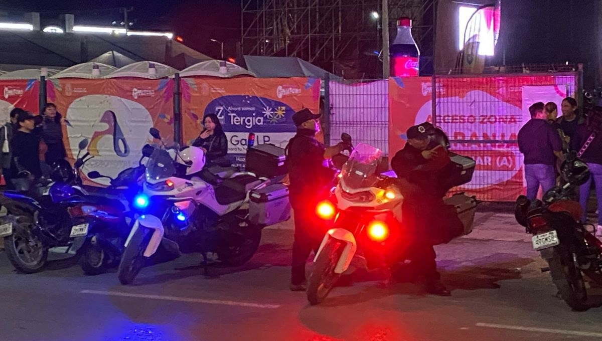 Aumenta presencia policiaca en la Coronación de los Reyes del Carnaval de Campeche: VIDEO