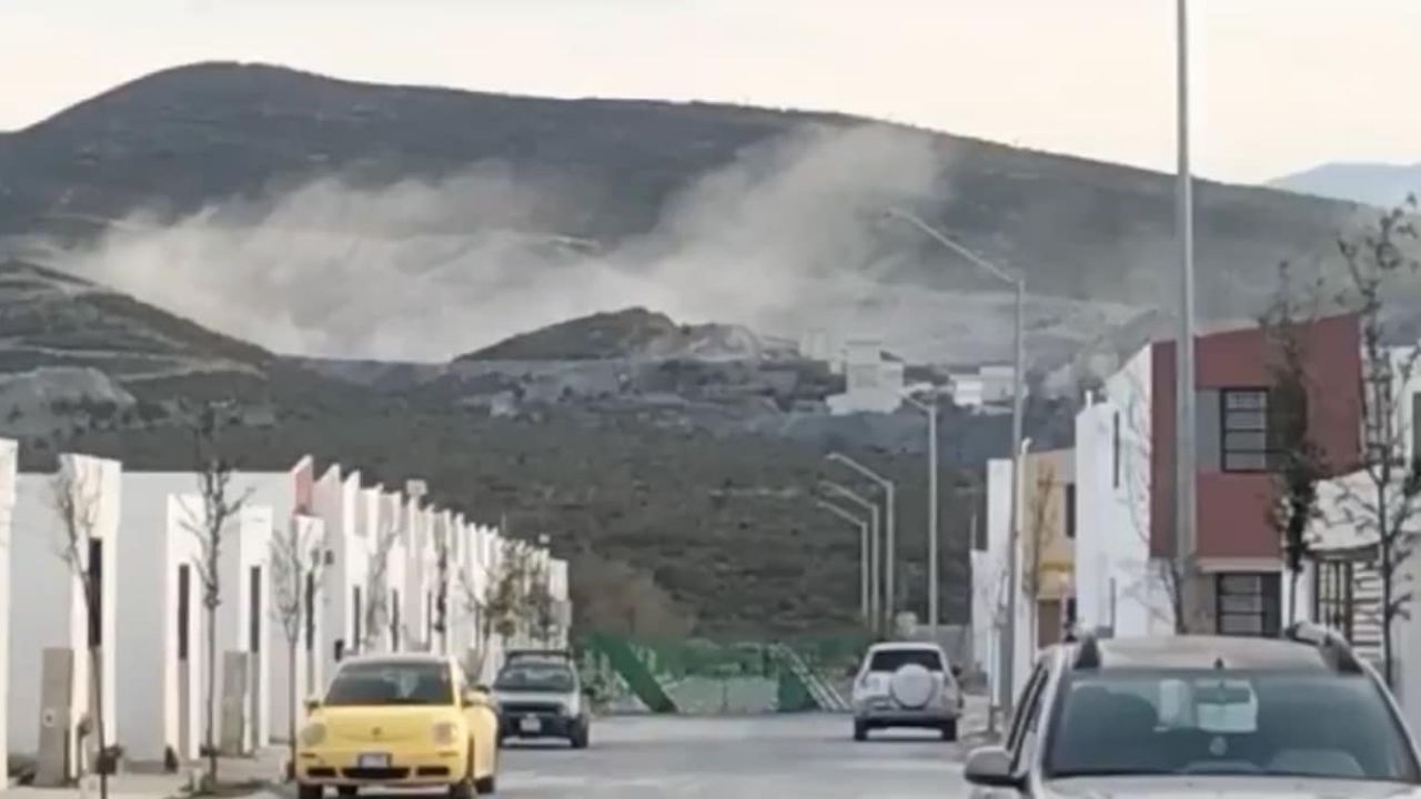 Vecinos se sorprenden por explosión entre Monterrey y Nuevo León