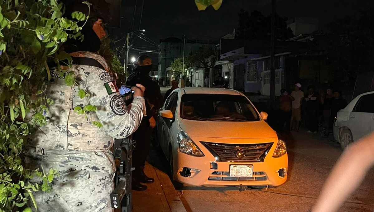 Disparan contra taxi en la Región 94 de Cancún, Quintana Roo