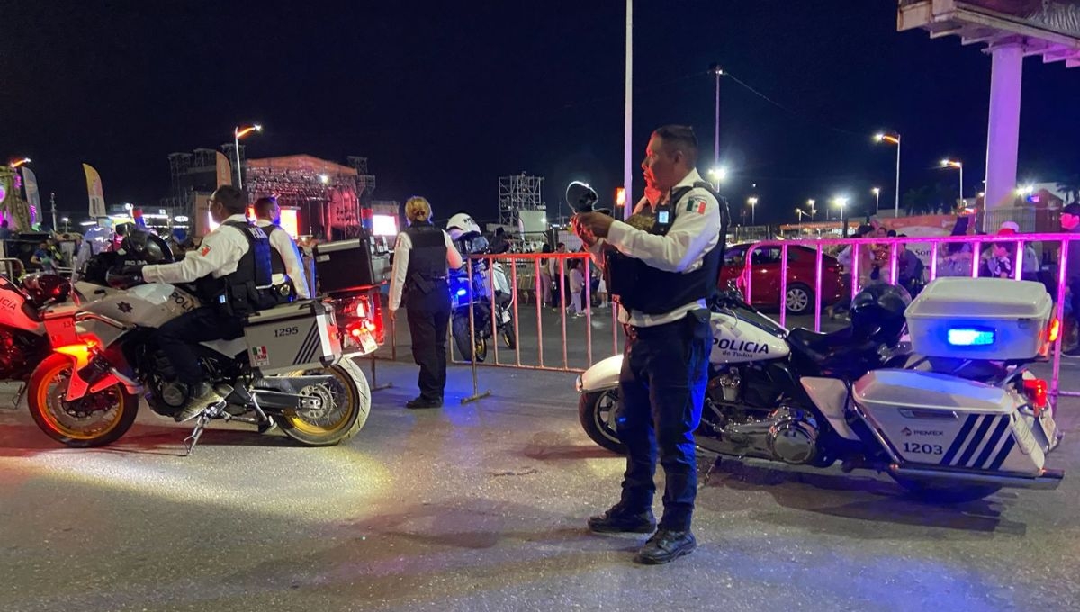 Policía Estatal frena conato de bronca en el Carnaval de Campeche 2024: VIDEO