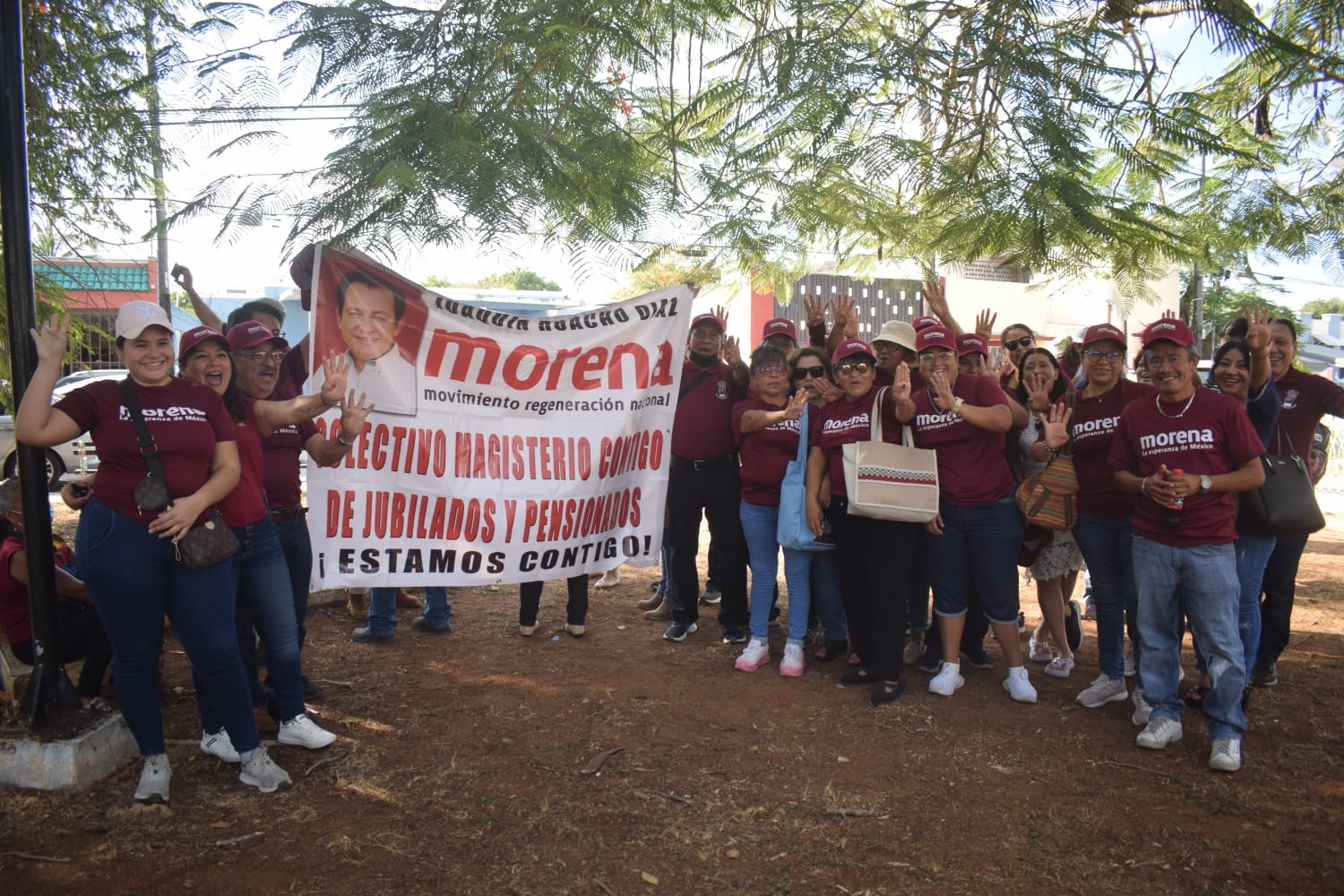 Morena inicia campaña rumbo a la gubernatura de Yucatán desde la colonia Vicente Solís en Mérida