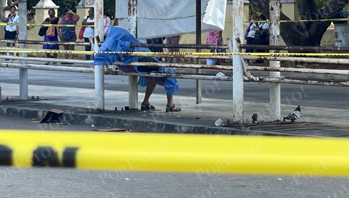 Abuelita pierde la vida en un paradero de camiones en Campeche: VIDEO