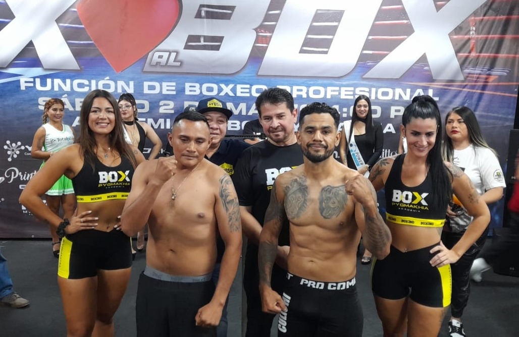 Revancha explosiva entre “Culichi” y “Soldado” en la Academia de Boxeo Pygmakhia en Cancún