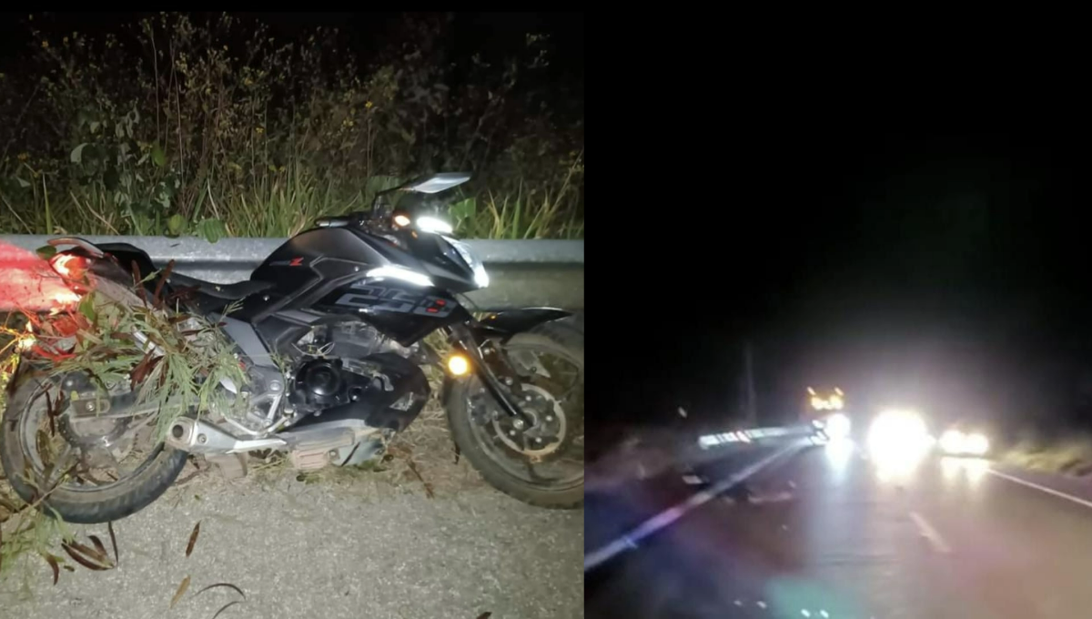Fallece motociclista tras ser atropellado sobre la carretera federal en José María Morelos