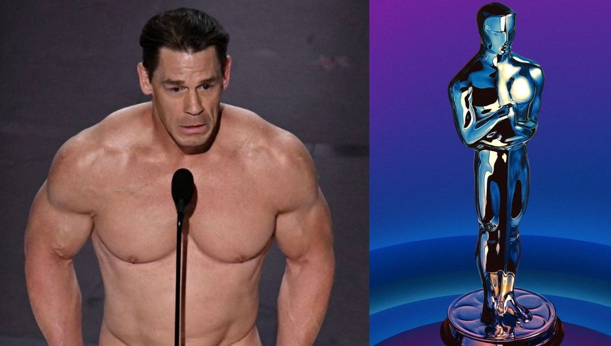 Oscars 2024: Desnudo, John Cena presenta premio a Mejor diseño de vestuario