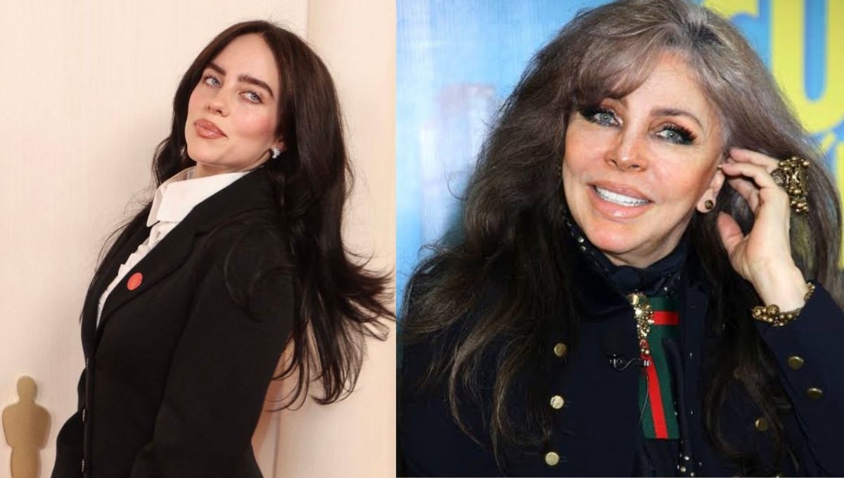 ¿Son idénticas? Comparan a Billie Eilish con Verónica Castro tras cantar en los Oscars
