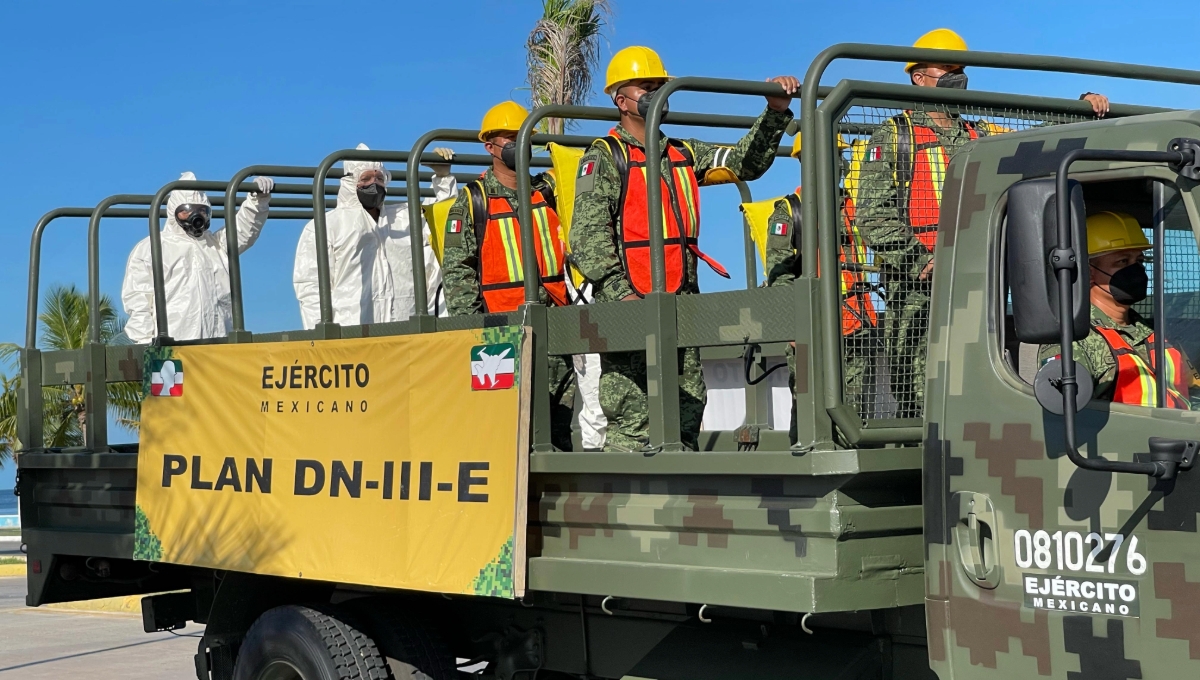Campeche: Ejército Mexicano cuenta con 400 elementos para el Plan DN-III-E