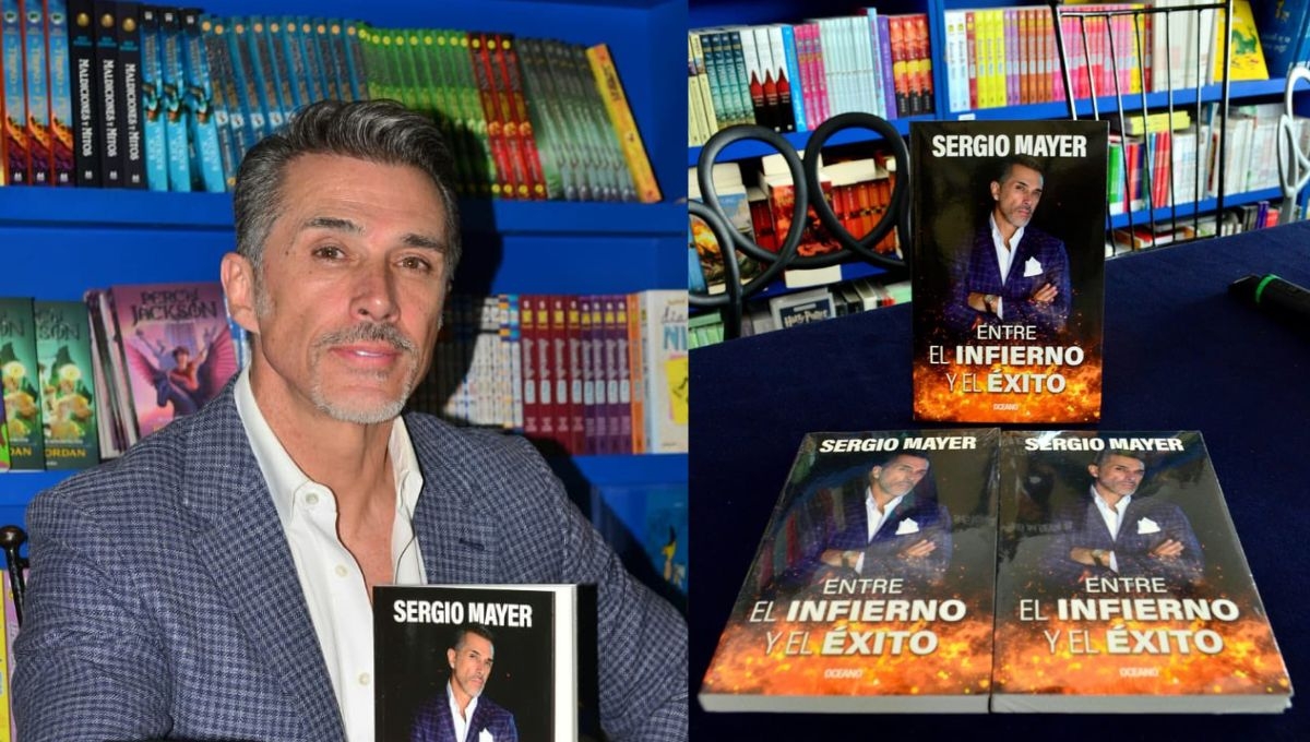 Sergio Mayer presentará su nuevo libro en la FILEY 2024; ¿Cuándo y dónde?