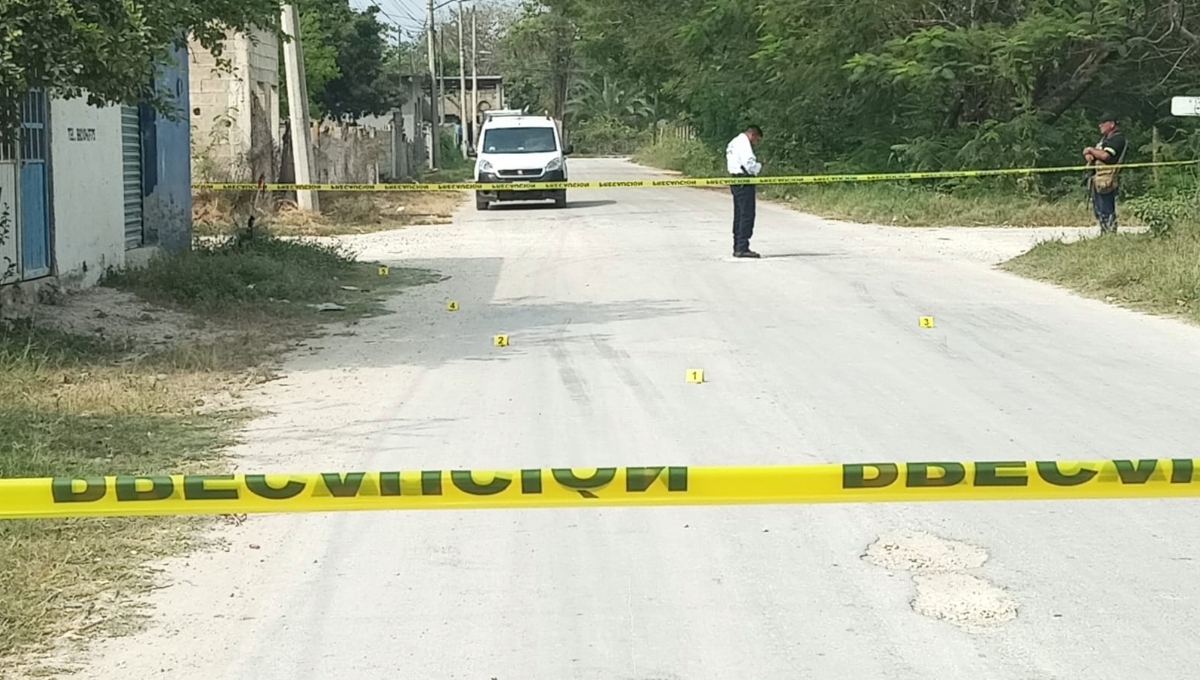 Hieren con un arma de fuego a un joven en Escárcega, Campeche