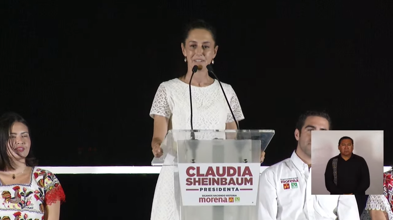 Claudia Sheinbaum garantiza traer paz y seguridad a Quintana Roo