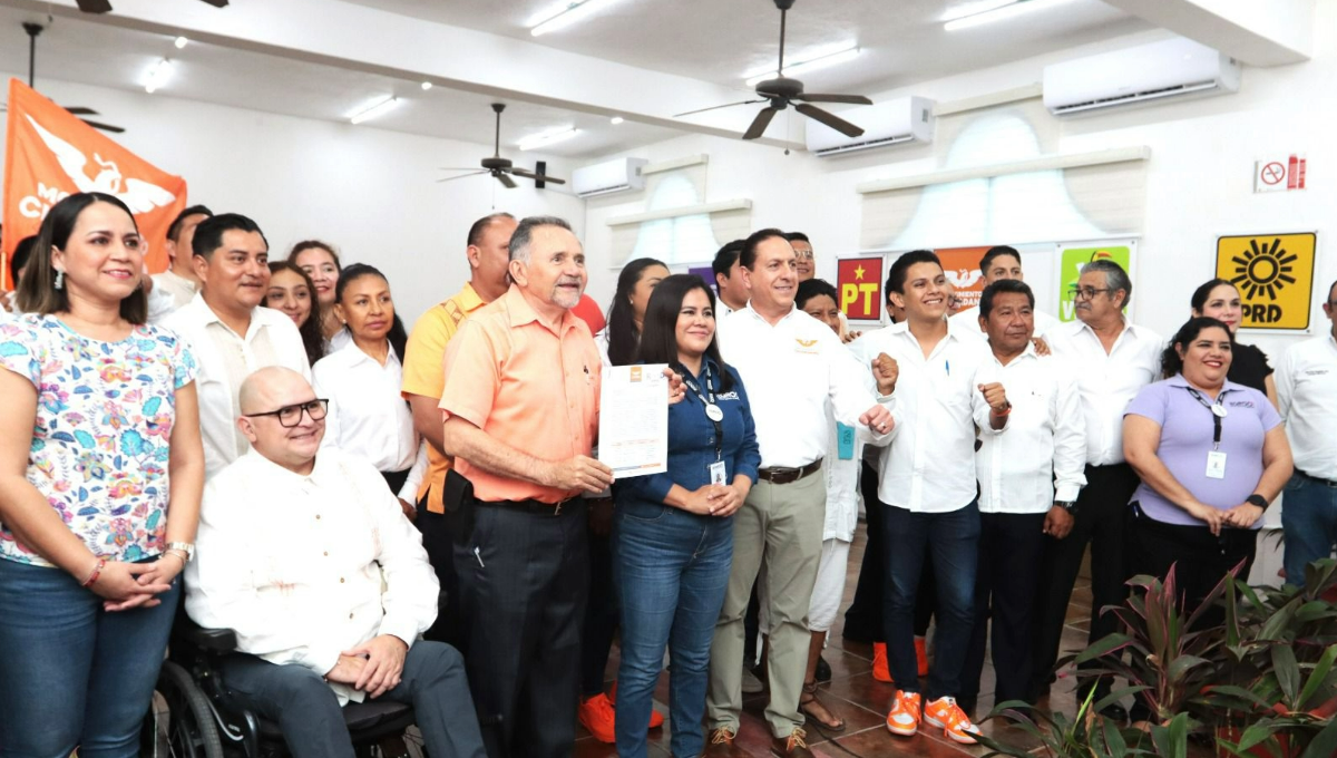 Elecciones 2024: PAN y PRI presentarón a sus aspirantes a diputados en Quintana Roo