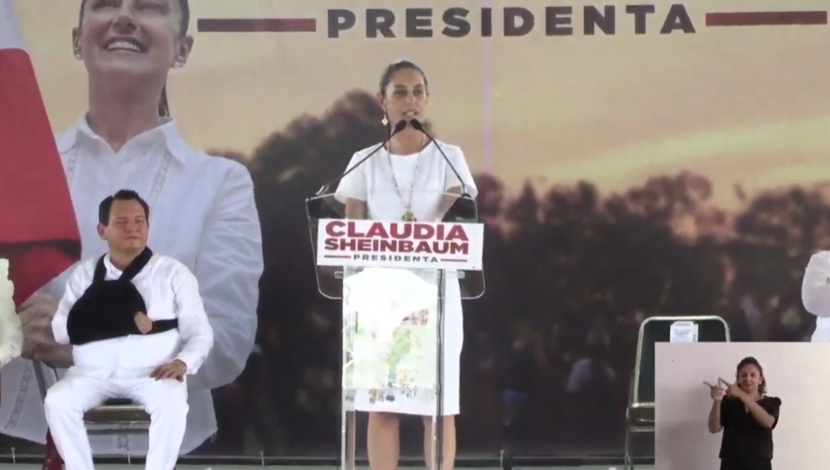 La candidata de la coalición Sigamos haciendo Historia, Claudia Sheinbaum, cuestionó el proceso de selección de preguntas para el primer debate presidencial