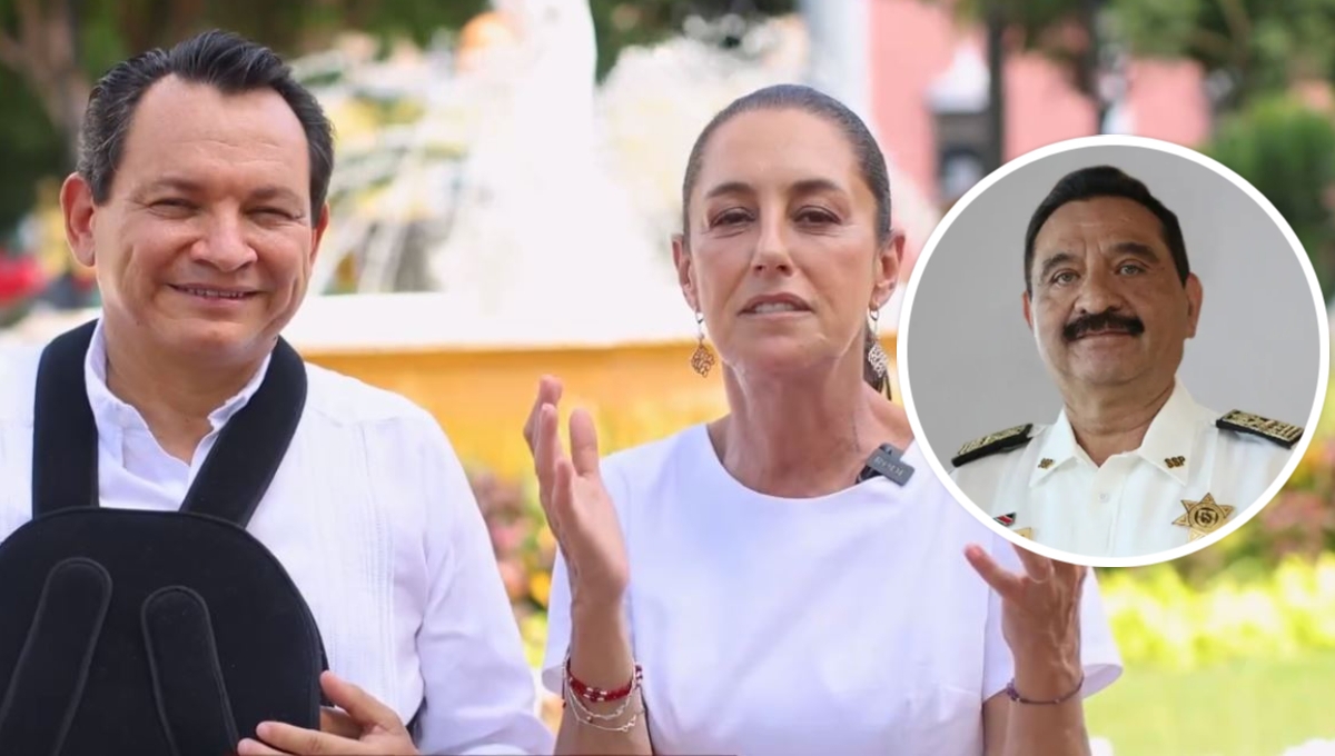 Claudia Sheinbaum y Huacho Díaz Mena reconocen trabajo de Saidén Ojeda como Secretario de Seguridad de Yucatán