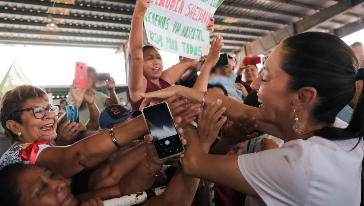 La candidata logró reunir a miles de simpatizantes en Progreso