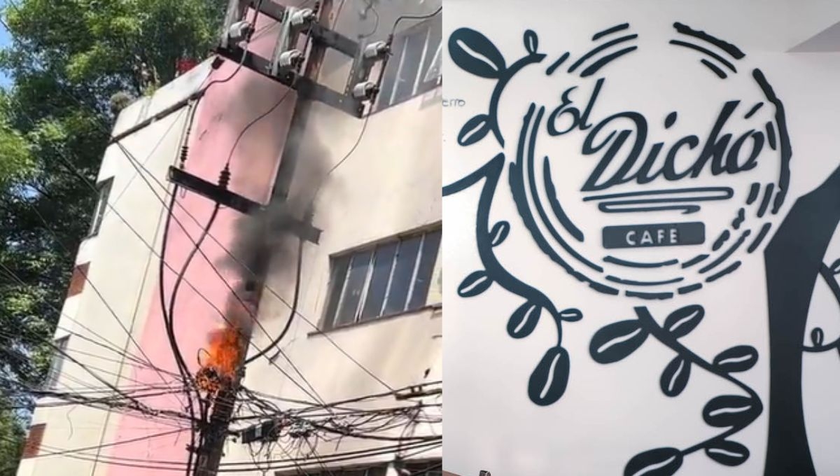 Cafetería de 'Como dice el dicho' sufre incendio en CDMX: VIDEO