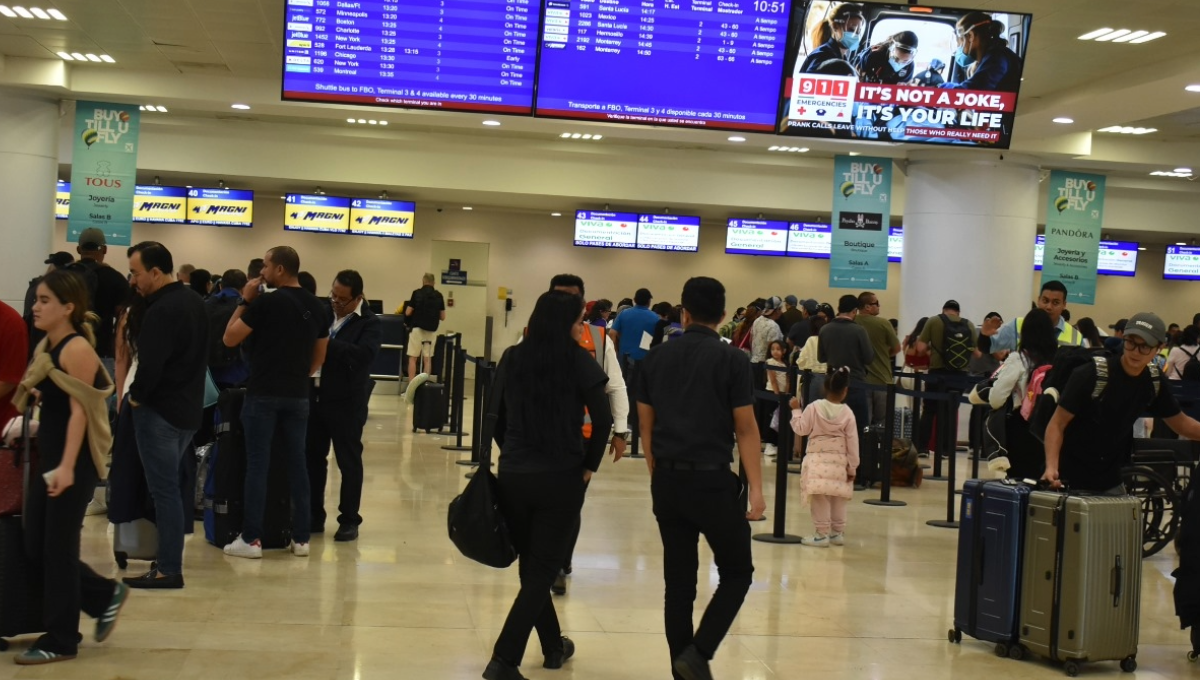 Aeropuerto de Cancún: ASUR reportó 255 llegadas y 249 salidas en Cancún durante la semana