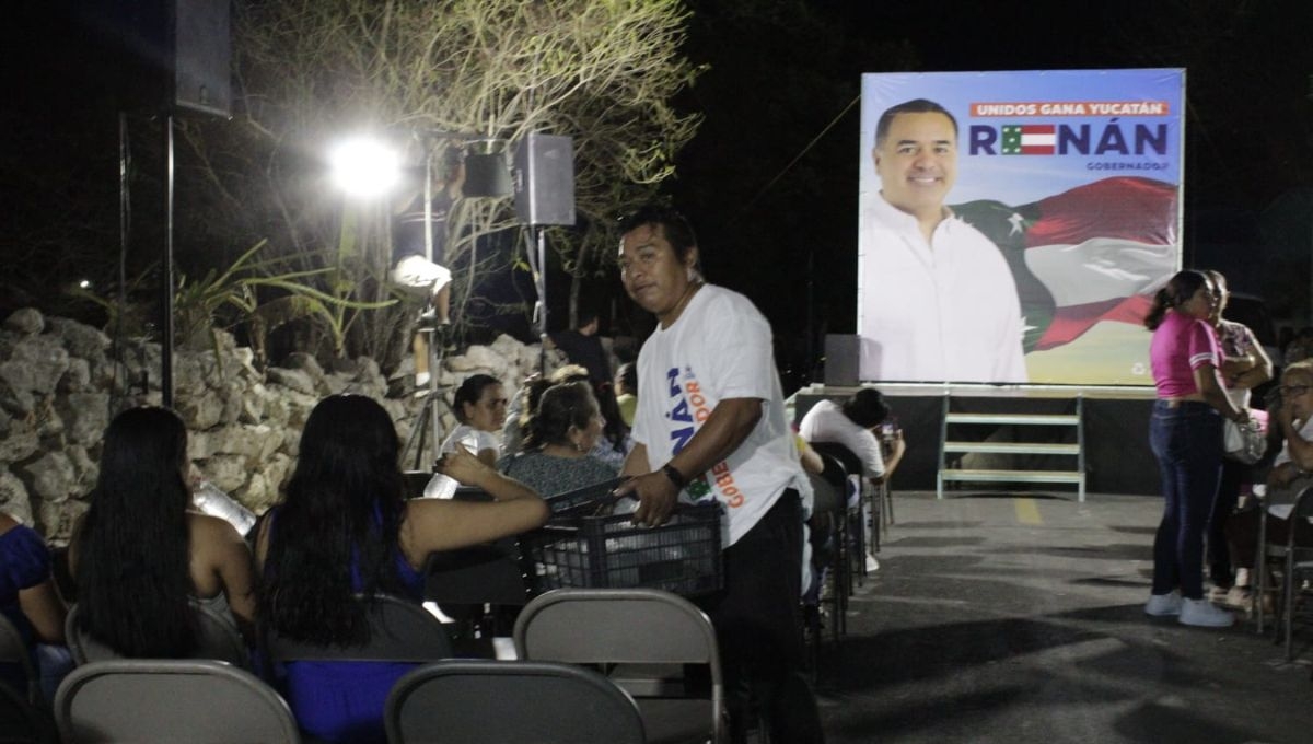Renán Barrera volverá a llegar tarde a sus compromisos de campaña; ahora en Conkal: EN VIVO