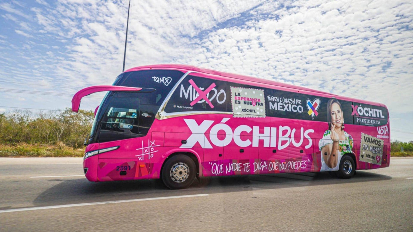 Xóchitl Gálvez planea recorrer México en el 'Xóchibus'