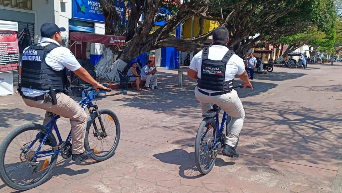 Policías municipales 'salen al quite' por huelga en la Secretaría de Seguridad en Campeche