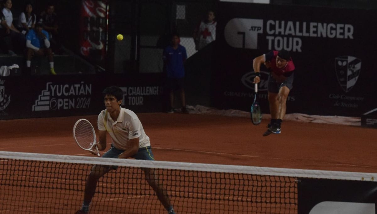 Rodrigo Pacheco Méndez y Gerard Campana Lee avanzan en dobles dentro del Yucatán Open