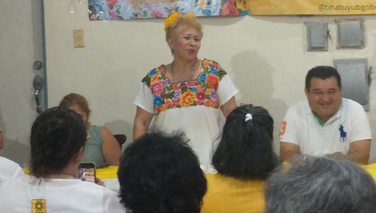 Tina Tuyub no realiza eventos de campaña en Yucatán