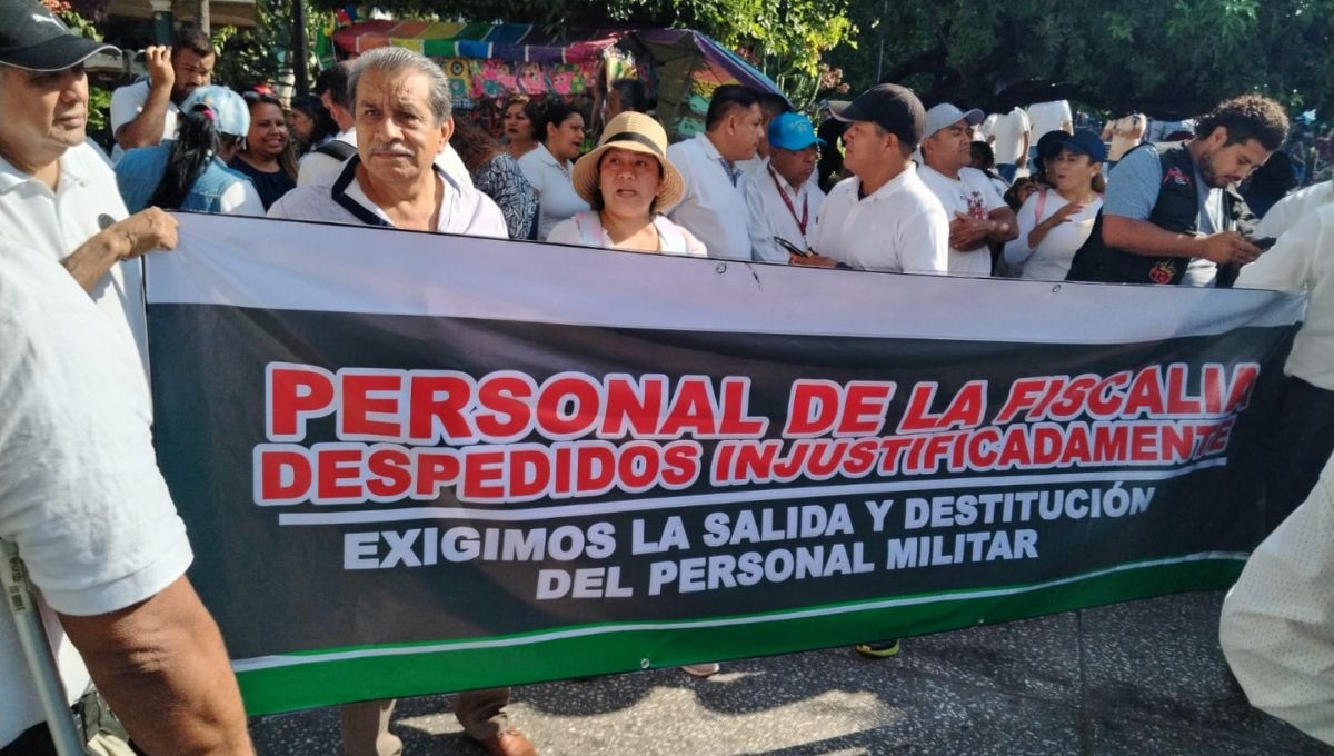 Trabajadores sindicalizados FGE de Guerrero demandan al gobierno estatal la destitución inmediata de oficiales militares que ocupan cargos de alta jerarquía en la dependencia