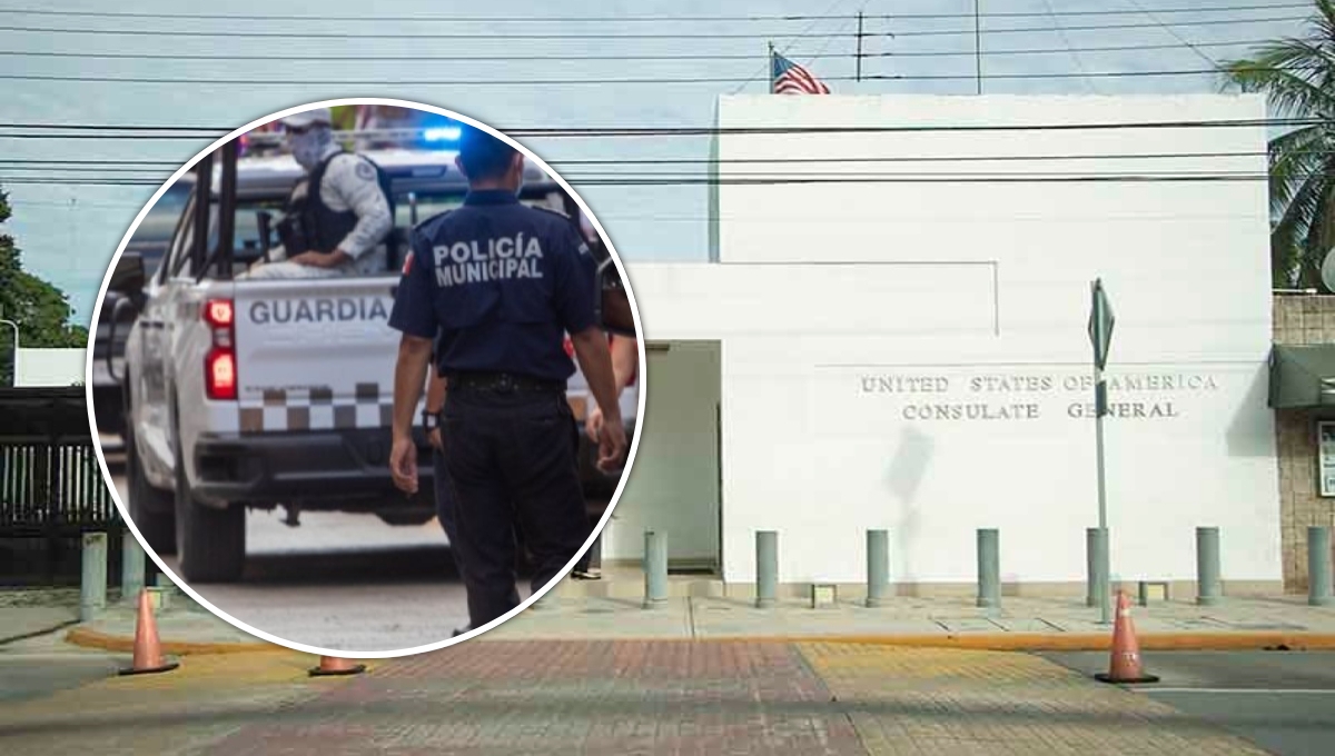 Por 'amenaza de bomba', cierran el Consulado de EU en Mérida