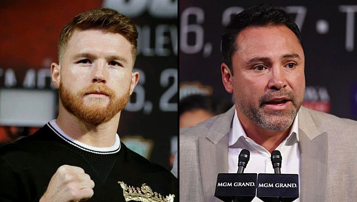 Canelo y De la Hoya mantienen su enemistad.