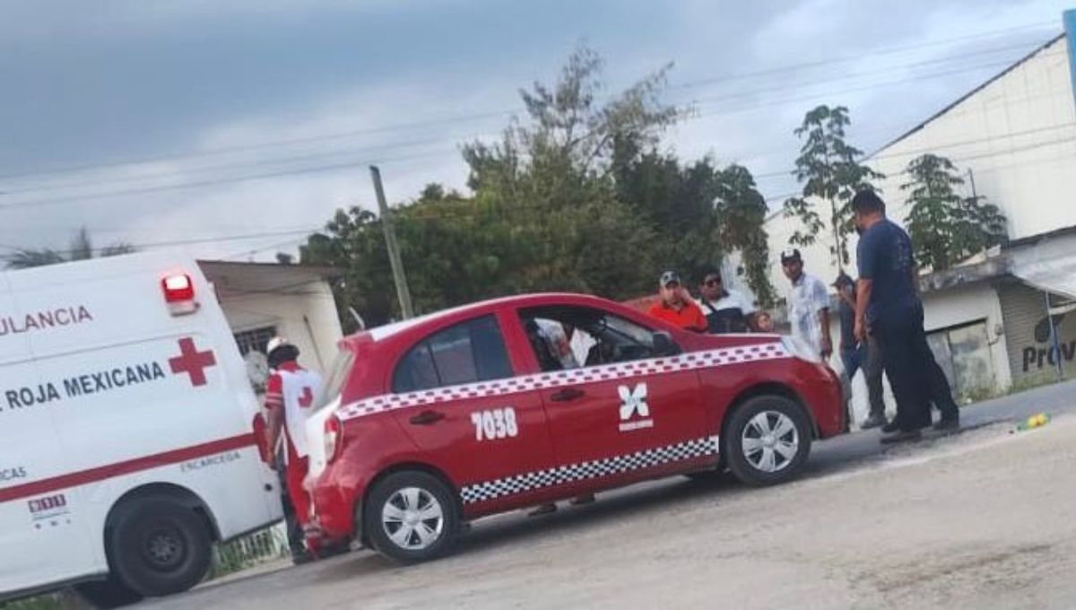 Taxi atropella a hombre alcoholizado en Escárcega, Campeche